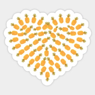 I love pineapple Sticker